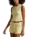 Polo Ralph Lauren Gathered Waist Boxer Pajama Set