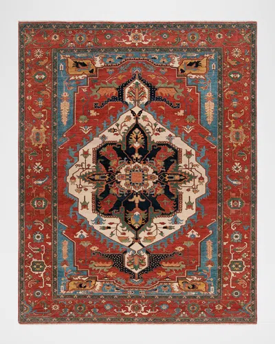 Polo Ralph Lauren Gawsworth Hand Knotted Rug In Regency Red