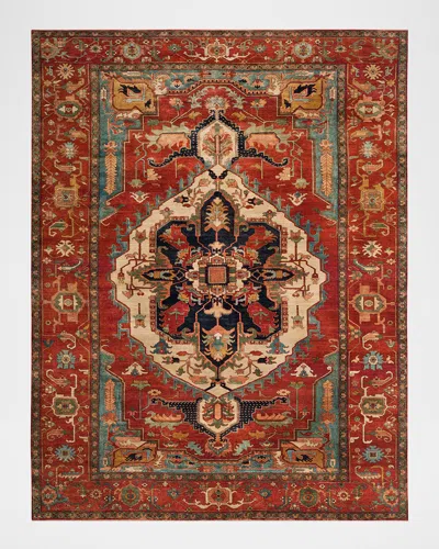 Polo Ralph Lauren Gawsworth Hand Knotted Rug In Regency Red