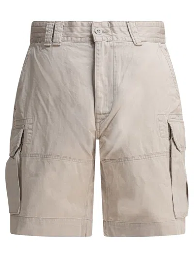 Polo Ralph Lauren 27 Cargo Shorts With Multiple Pockets In Gray