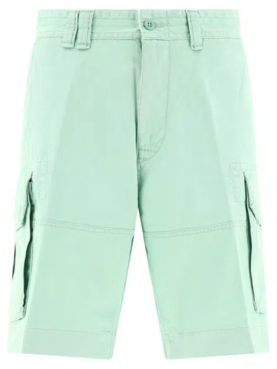 Polo Ralph Lauren "gellar" Cargo Shorts In Green