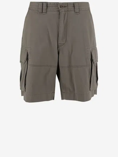 Polo Ralph Lauren Gellar Cotton Cargo Bermuda Shorts In Green