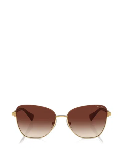 Polo Ralph Lauren Geometric-frame Sunglasses In Gold