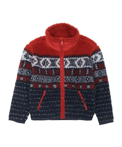 Polo Ralph Lauren Geometric-print Jacket In Blue