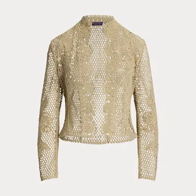 Polo Ralph Lauren Georgia Lamb-suede Jacket In Light Sand