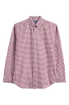 Polo Ralph Lauren Gingham Button-down Oxford Shirt In Red