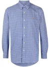 Polo Ralph Lauren Ralph Lauren Gingham Long Sleeve Shirt Blue In Blue