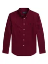 Polo Ralph Lauren Gingham Long-sleeved Shirt In Red
