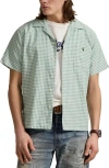 Polo Ralph Lauren Gingham Oxford Cloth Camp Shirt