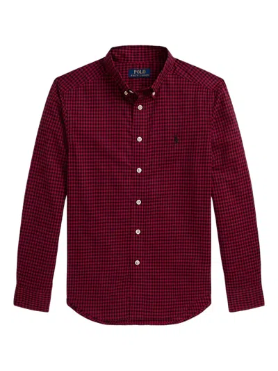 Polo Ralph Lauren Kids' Gingham Shirt In Multi