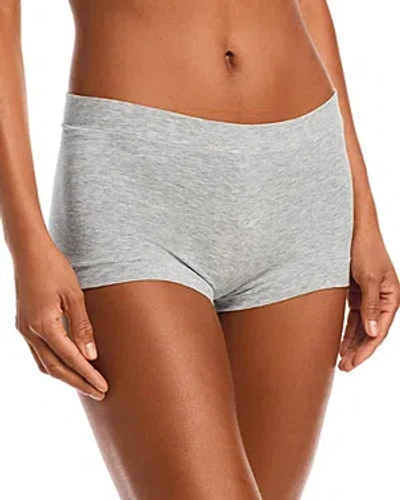 Polo Ralph Lauren Girl Boxer Shorts In Heather Gray