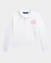 Polo Ralph Lauren Girl's Polo Embroidered Sweatshirt In White