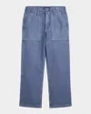 Polo Ralph Lauren Girl's Ricky Cargo Pants In Nimes Blue