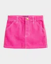 Polo Ralph Lauren Cotton Canvas Skirt In Belmont Pink