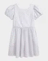 Polo Ralph Lauren Girl's Striped Floral-print Seersucker Dress In Sylvia Floral