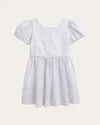 Polo Ralph Lauren Girl's Striped Floral-print Seersucker Dress In Sylvia Floral