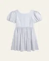 Polo Ralph Lauren Girl's Striped Floral-print Seersucker Dress In Sylvia Floral