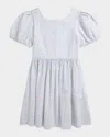 Polo Ralph Lauren Girl's Striped Floral-print Seersucker Dress In Sylvia Floral