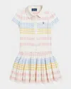Polo Ralph Lauren Striped Cotton Sweater And Skirt Set In Nevis Multi Stripe