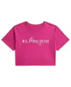 Polo Ralph Lauren Girls 2t-6x Graphic Print Boxy T-shirt In Pink