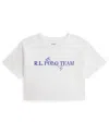 Polo Ralph Lauren Girls 2t-6x Graphic Print Boxy T-shirt In White