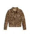 Polo Ralph Lauren Ralph Lauren Leopard-print Denim Trucker Jacket In Animal Print