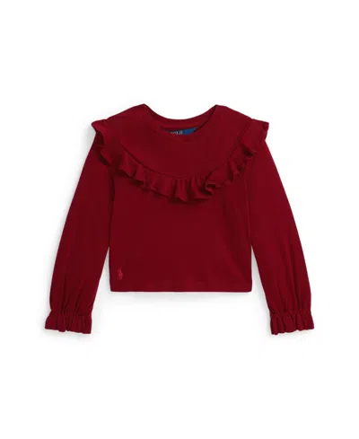 POLO RALPH LAUREN GIRLS 2T-6X LONG SLEEVE TOP