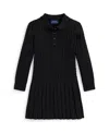 Polo Ralph Lauren Girls 2t-6x Mini-cable Polo Sweater Dress In Black