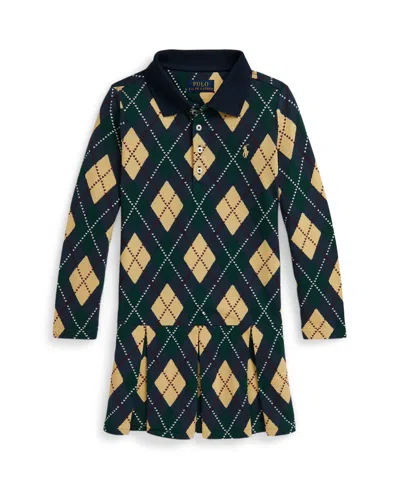 POLO RALPH LAUREN GIRLS 2T-6X PRINTED POLO DRESS