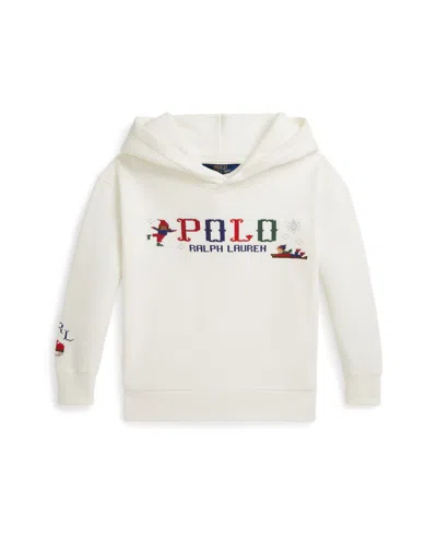 Polo Ralph Lauren Kids' Girls 2t-6x Yankees Hooded Sweatshirt In Neutral