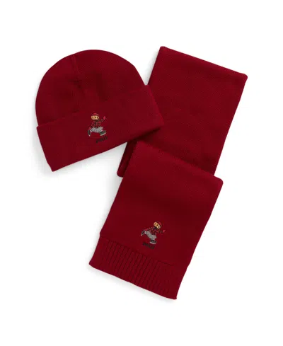 POLO RALPH LAUREN GIRLS 7-12 2-PIECE HAT AND SCARF SET