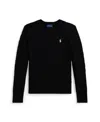 Polo Ralph Lauren Girls 7-16 Cable-knit Crewneck Sweater In Black
