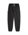 Polo Ralph Lauren Girls 7-16 Cargo Joggers In Black