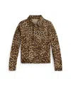 Polo Ralph Lauren Ralph Lauren Leopard-print Denim Trucker Jacket In Animal Print