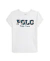 Polo Ralph Lauren Girls 7-16 Short Sleeve Logo T-shirt In White