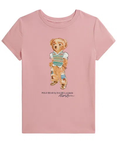 POLO RALPH LAUREN GIRLS' 7-16 POLO BEAR SHORT-SLEEVE T-SHIRT