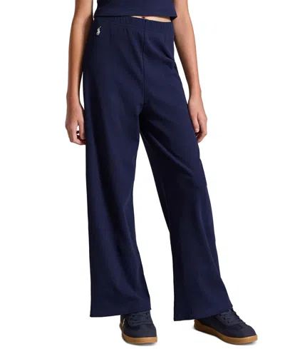 Polo Ralph Lauren Kids' Girls' 7-16 Ribbed Wide-leg Pant In Multi