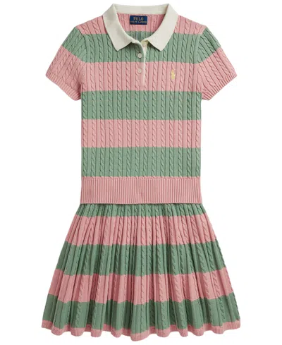Polo Ralph Lauren Co-ord Kids Color Pink In Multi