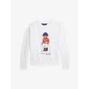 Polo Ralph Lauren Polo Bear Fleece Sweatshirt In White