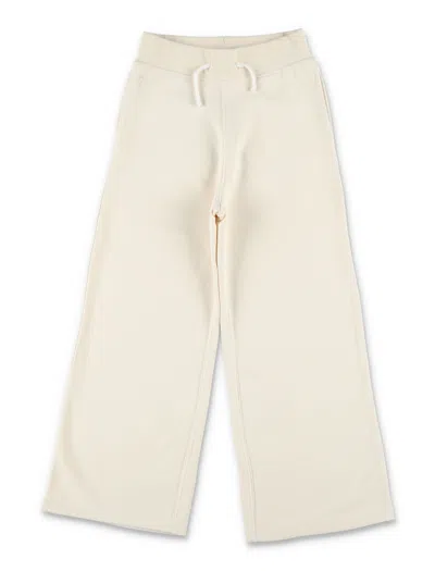 Polo Ralph Lauren Girls French Terry Wide-leg Track Pants In Neutral