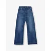 Polo Ralph Lauren Logo Wide-leg Jean In Juni Wash
