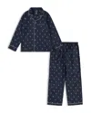Polo Ralph Lauren Girls' Woven Long Sleeve Pajama Set - Big Kid In Newport Navy