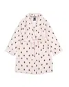 Polo Ralph Lauren Girls Pink Polo Bear Dressing Gown In Carmel Pink