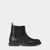 Polo Ralph Lauren Glaston Leather Boot In Black