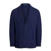 Polo Ralph Lauren Garment-dyed Single-breasted Blazer In Blue