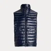 Polo Ralph Lauren Glossed Down Gilet In Blue