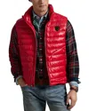 Polo Ralph Lauren Glossy Quilted Vest In Rl Red