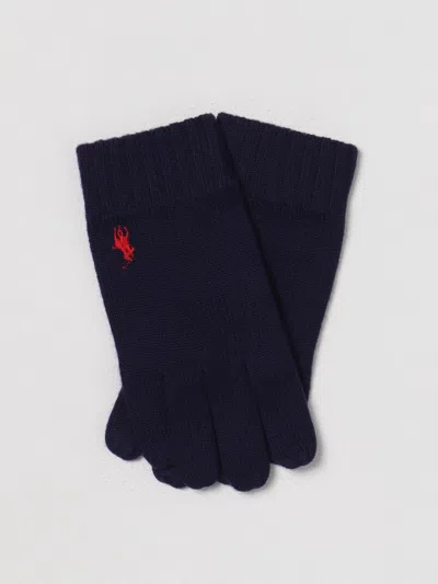 Polo Ralph Lauren Gloves Men  In Blue
