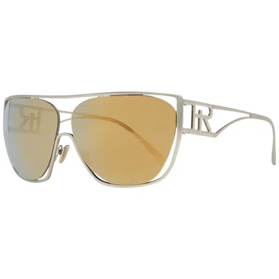 Polo Ralph Lauren Gold Metal Sunglasses In Neutral