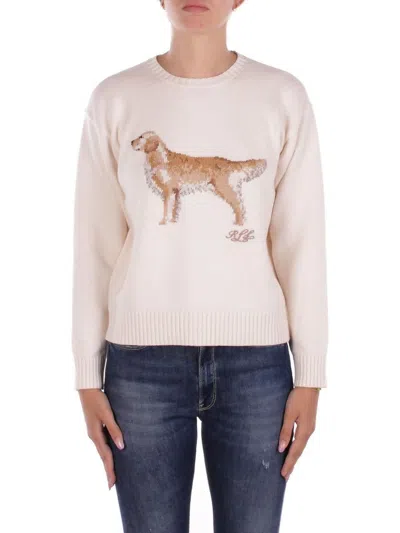 Polo Ralph Lauren Golden Retriever Sweater - Cream In Neutral